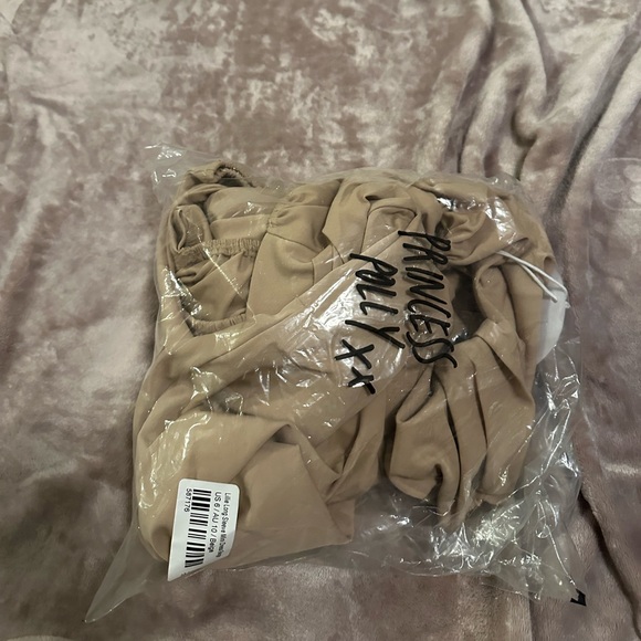 NWT Beige Dress - Picture 2 of 2